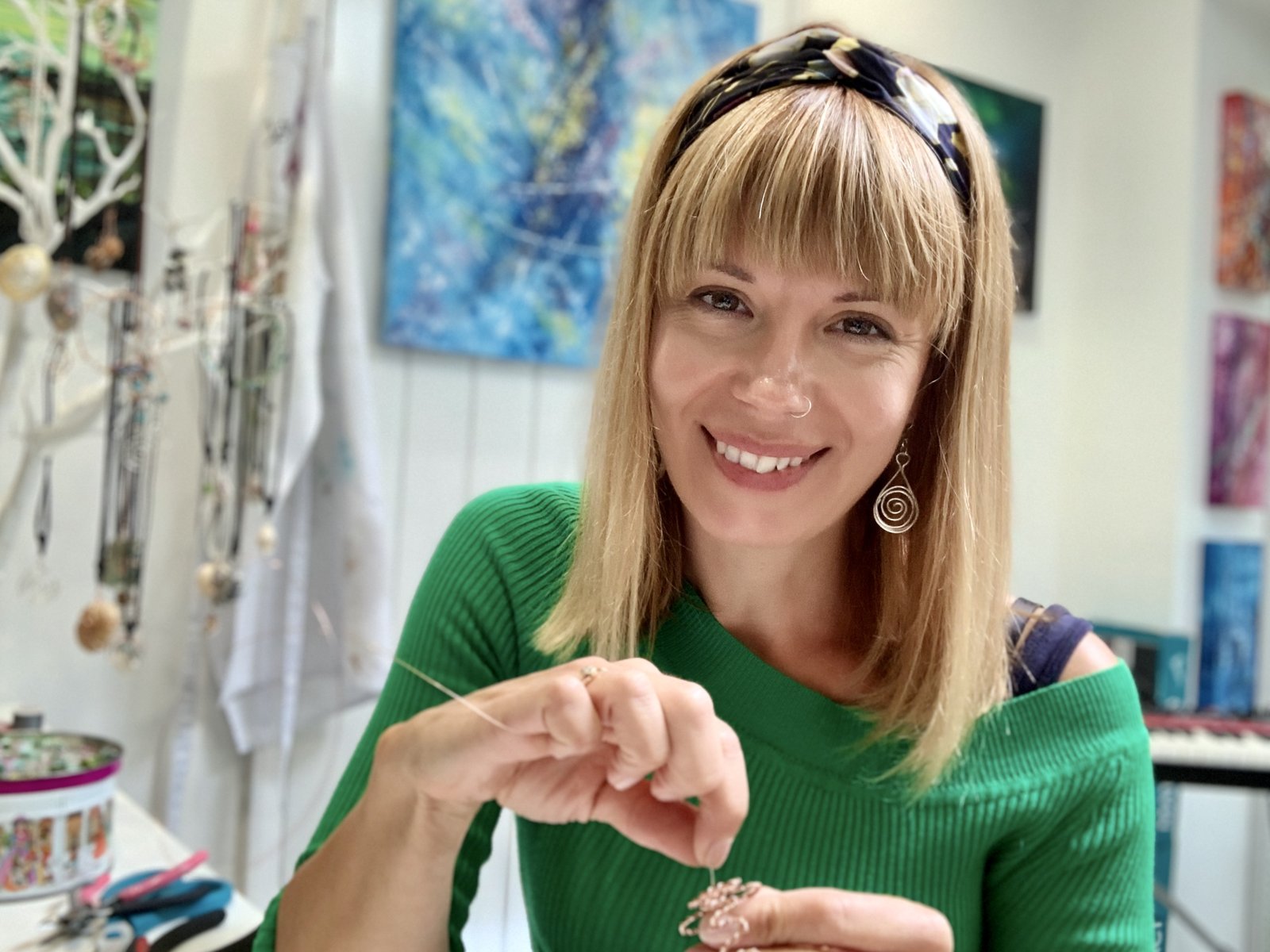 Claire Carrington, Olive Tree’s owner and artist